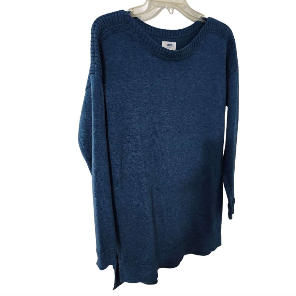 NWOT  Old Navy  Women's S   Long sleeve  Tunic   Top    Sweater   Blue